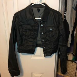 Crop Black Jacket